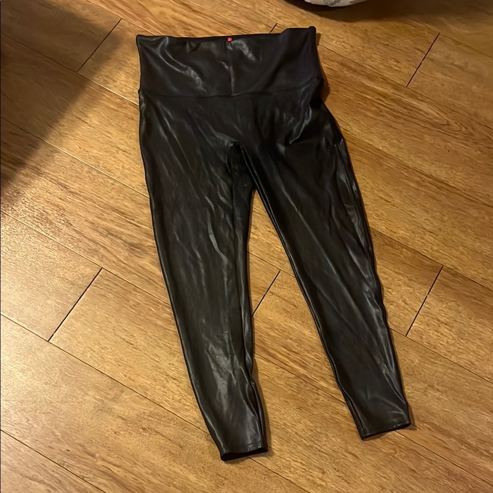 SPANX Faux Leather Leggings
